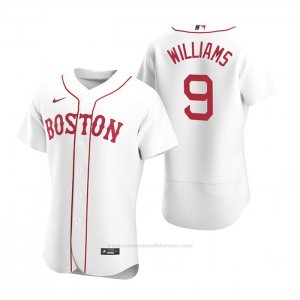 Camiseta Beisbol Hombre Boston Red Sox Ted Williams Autentico 2020 Alterno Blanco