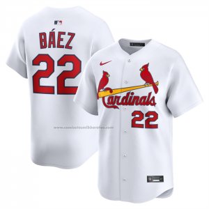 Camiseta Beisbol Hombre St. Louis Cardinals Joshua Baez Primera Limited Blanco